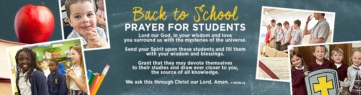 Back to school blessing